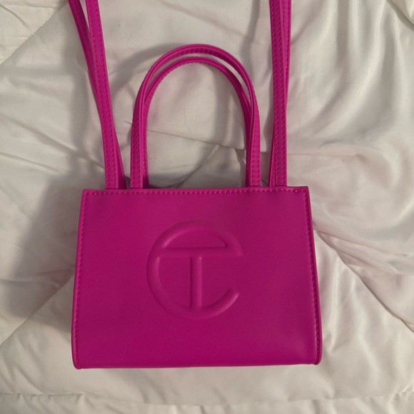 Telfar Handbags - Telfar Azalea Pink Small Shopping Bag